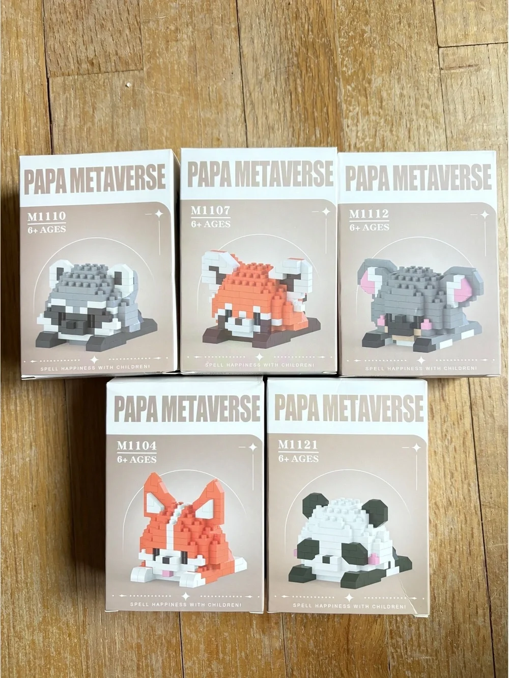 Papa metaverse micro building blocks